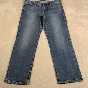 Lucky Brand Jeans Womens 10/30 Blue Sweet Crop Cropped Denim‎ Stretch Casual